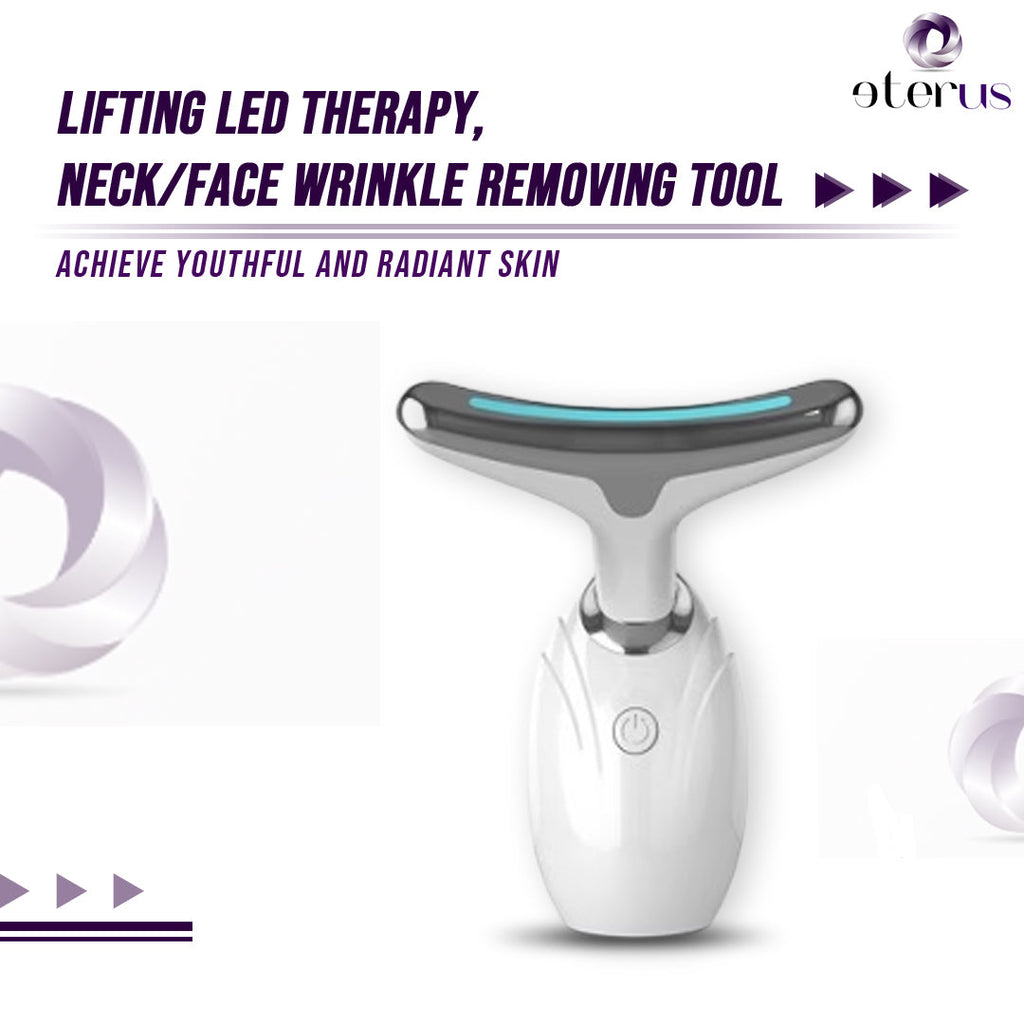 AuraGlow Led Face & Neck Lifting Massager